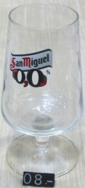 VASO CRISTAL CERVEZA SAN MIGUEL 00